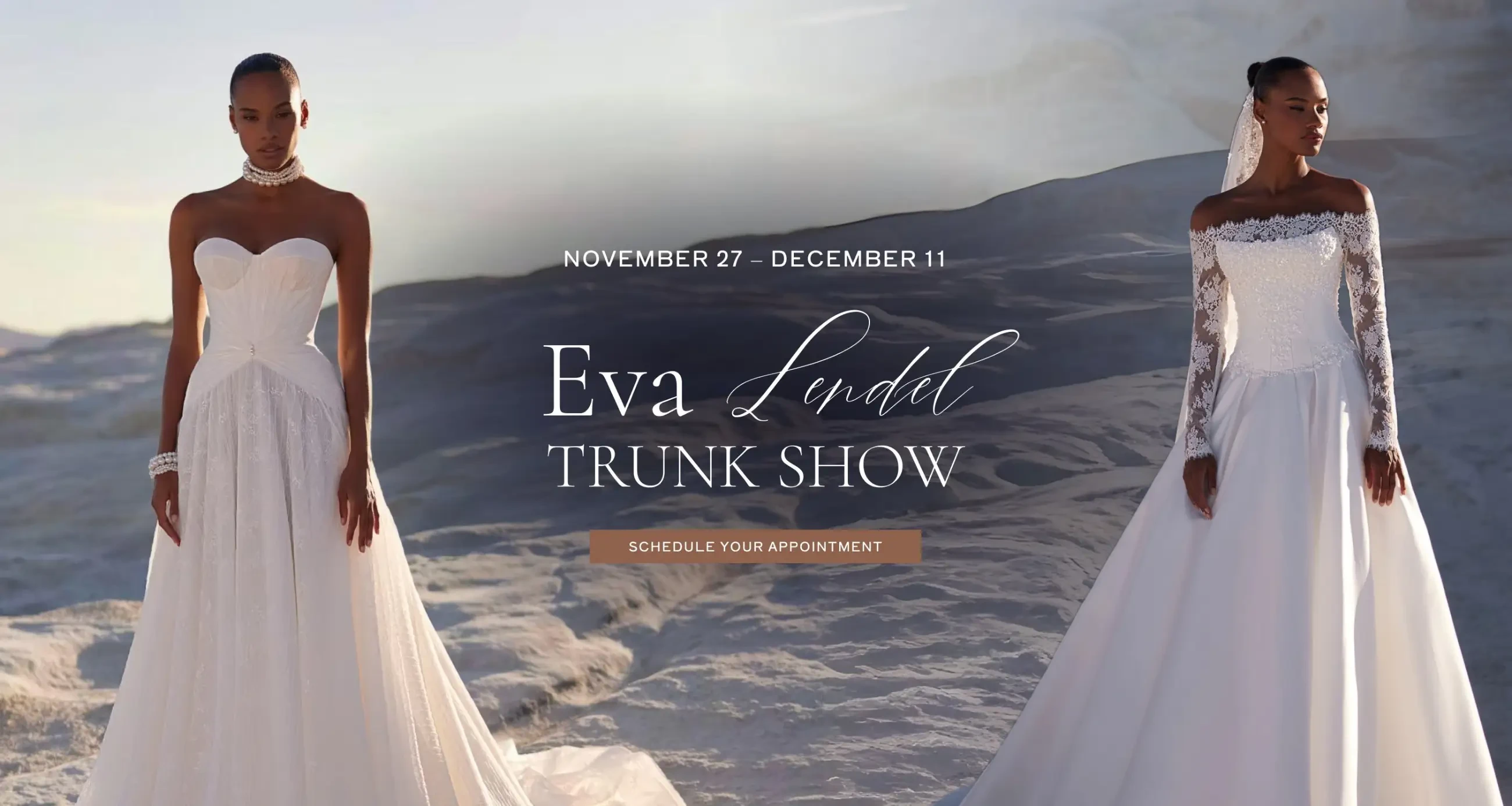 Eva Lendel Trunk Show Banner for Desktop
