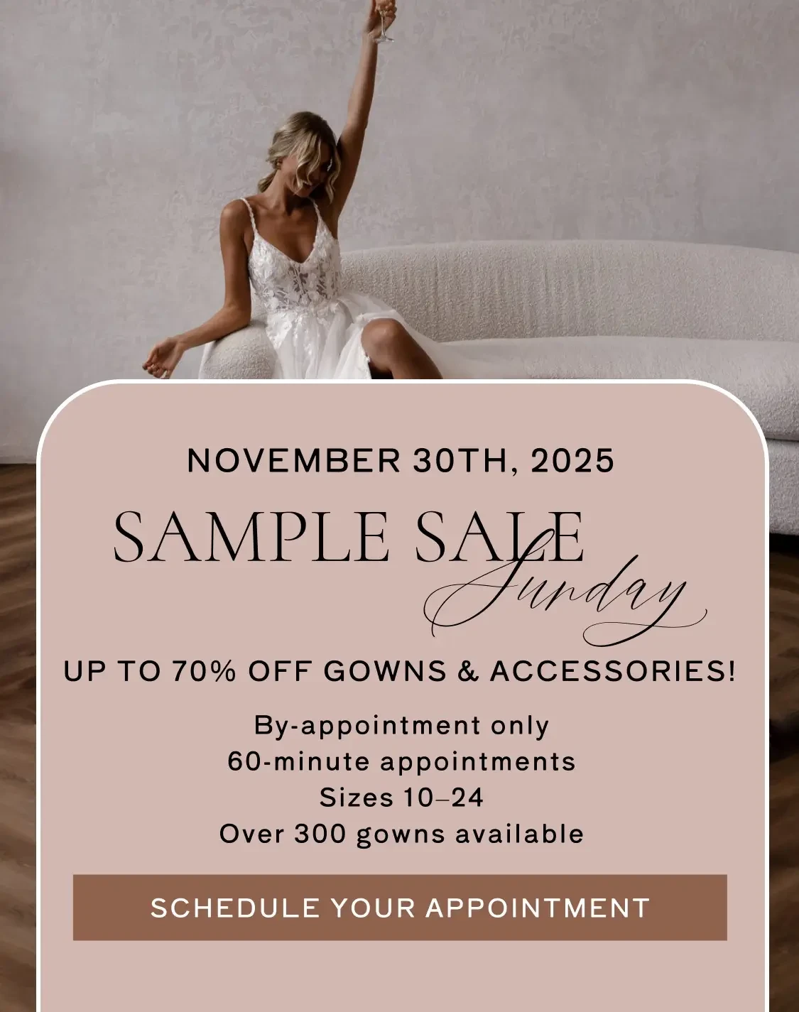 Sample Sale Banner for Mobile